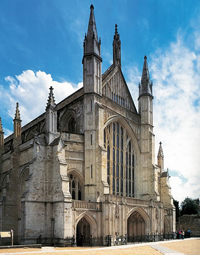 Catedral de Winchester, onde Jane Austen está enterrada