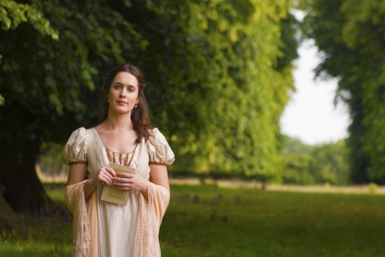Vanessa Grace Buckley, no papel de Jane Austen