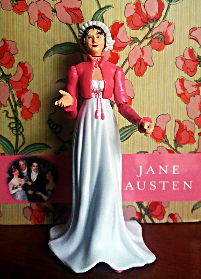Boneca Jane Austen Action Figure Rosa